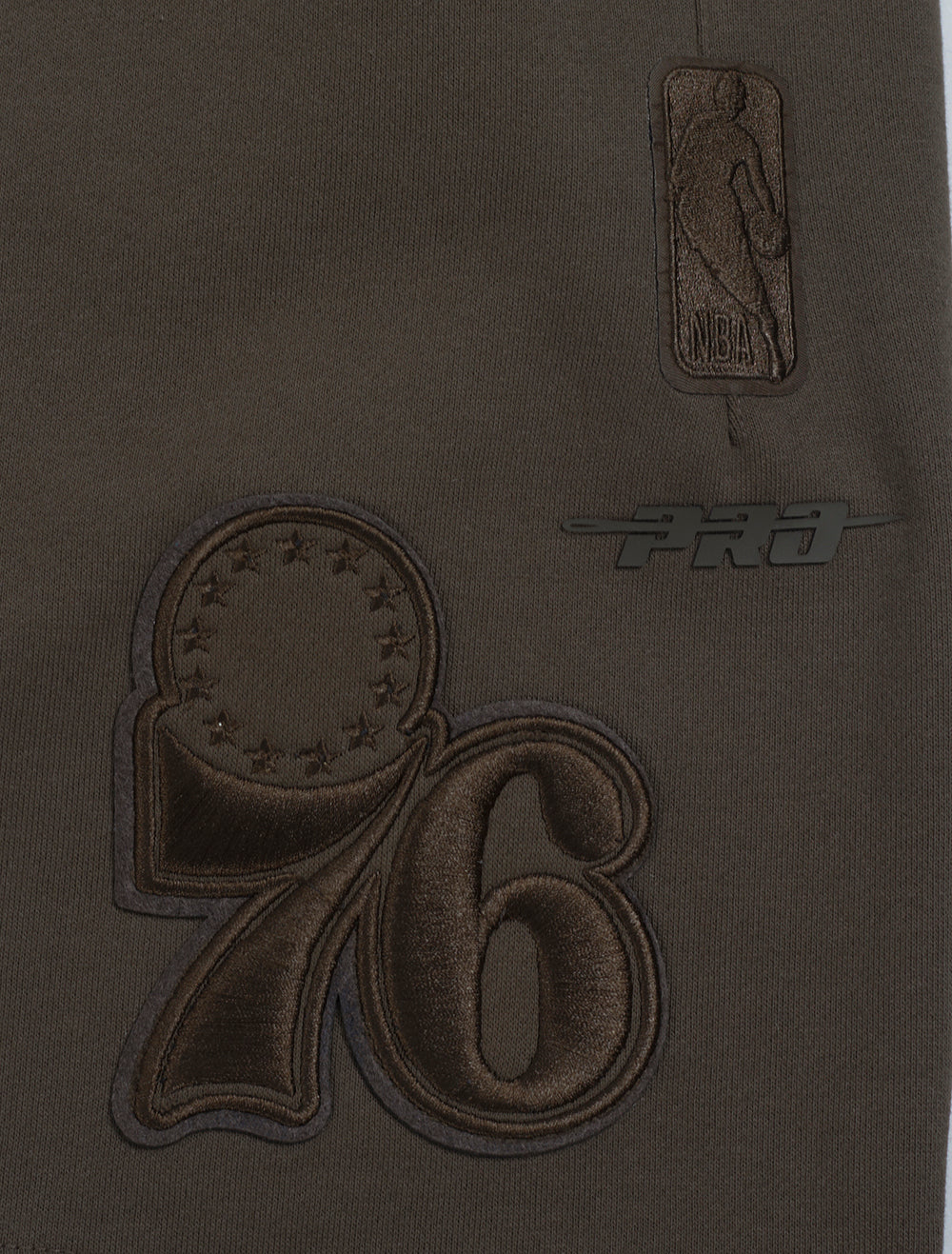 NBA PHILADELPHIA 76ERS NEUTRAL MEN'S SHORT (DARK TAUPE)