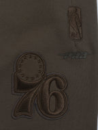 NBA PHILADELPHIA 76ERS NEUTRAL MEN'S SHORT (DARK TAUPE)