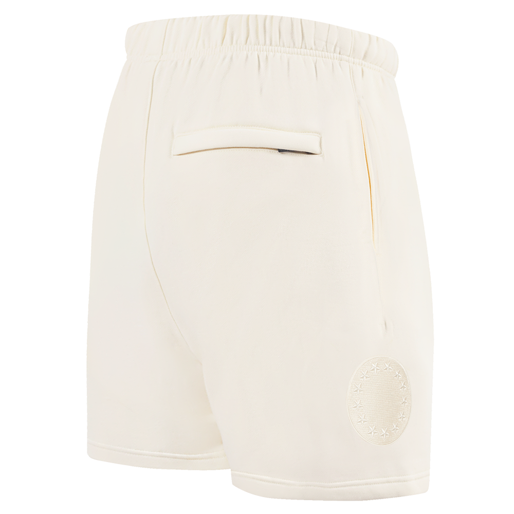 NBA PHILADELPHIA 76ERS NEUTRAL MEN'S SHORT (EGGSHELL)