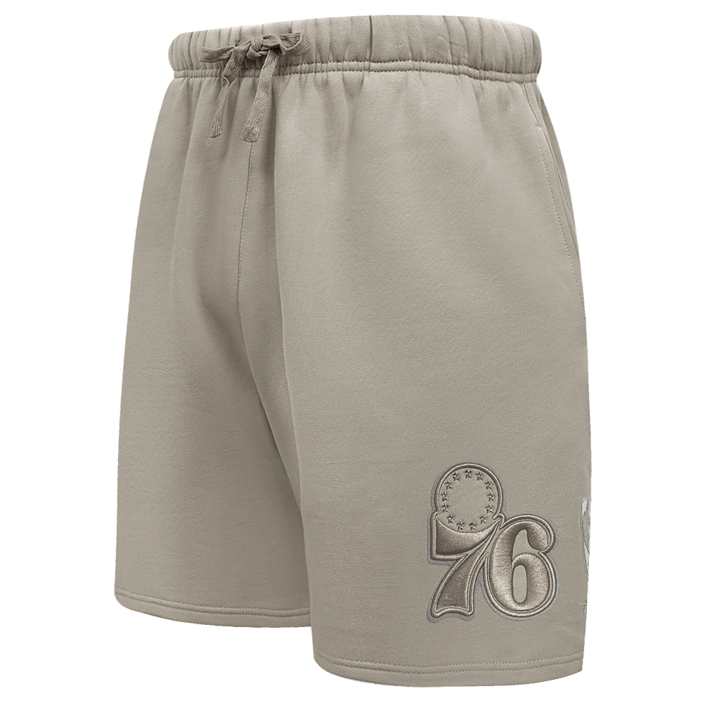 NBA PHILADELPHIA 76ERS NEUTRAL MEN'S SHORT (TAUPE)