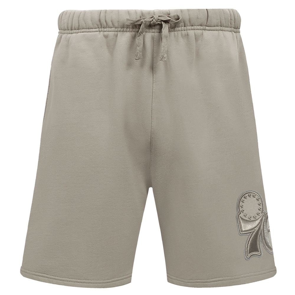 NBA PHILADELPHIA 76ERS NEUTRAL MEN'S SHORT (TAUPE)