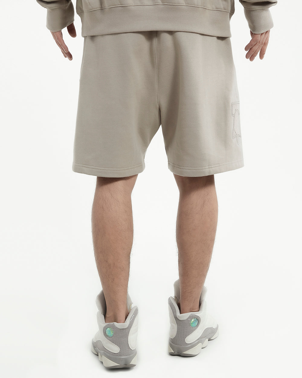 NBA PHILADELPHIA 76ERS NEUTRAL MEN'S SHORT (TAUPE)