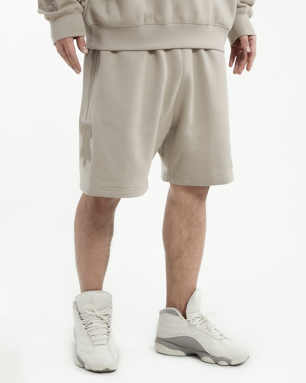 NBA PHILADELPHIA 76ERS NEUTRAL MEN'S SHORT (TAUPE)