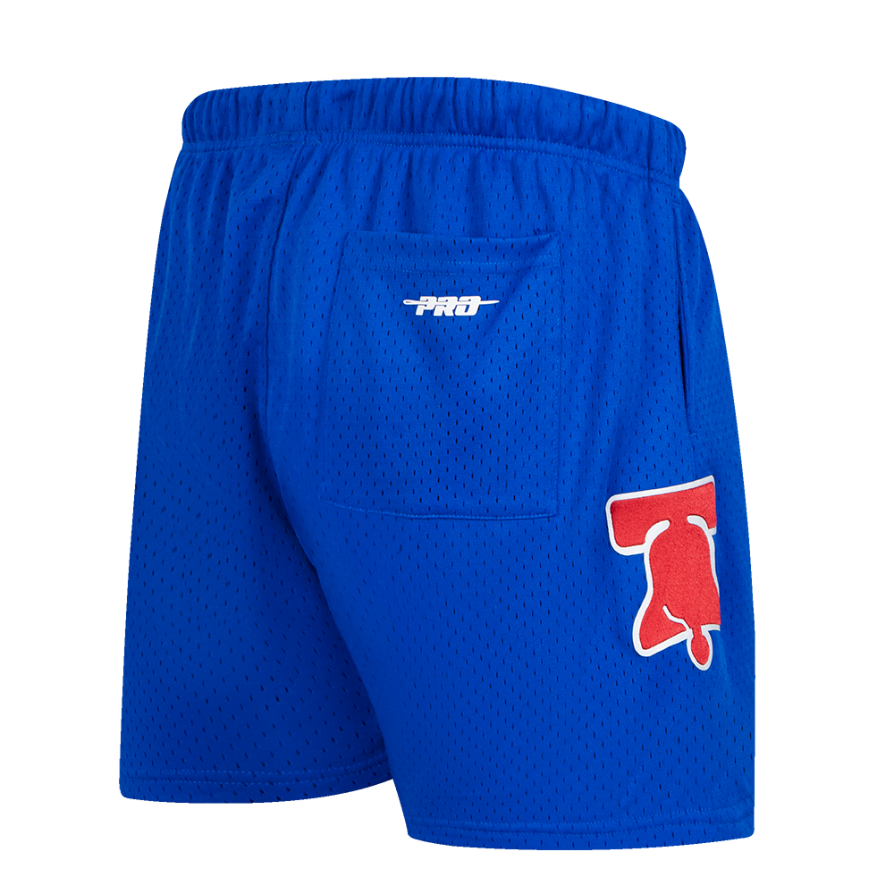 NBA PHILADELPHIA 76ERS CLASSIC MESH SHORT POUR HOMME (BLEU ROYAL)