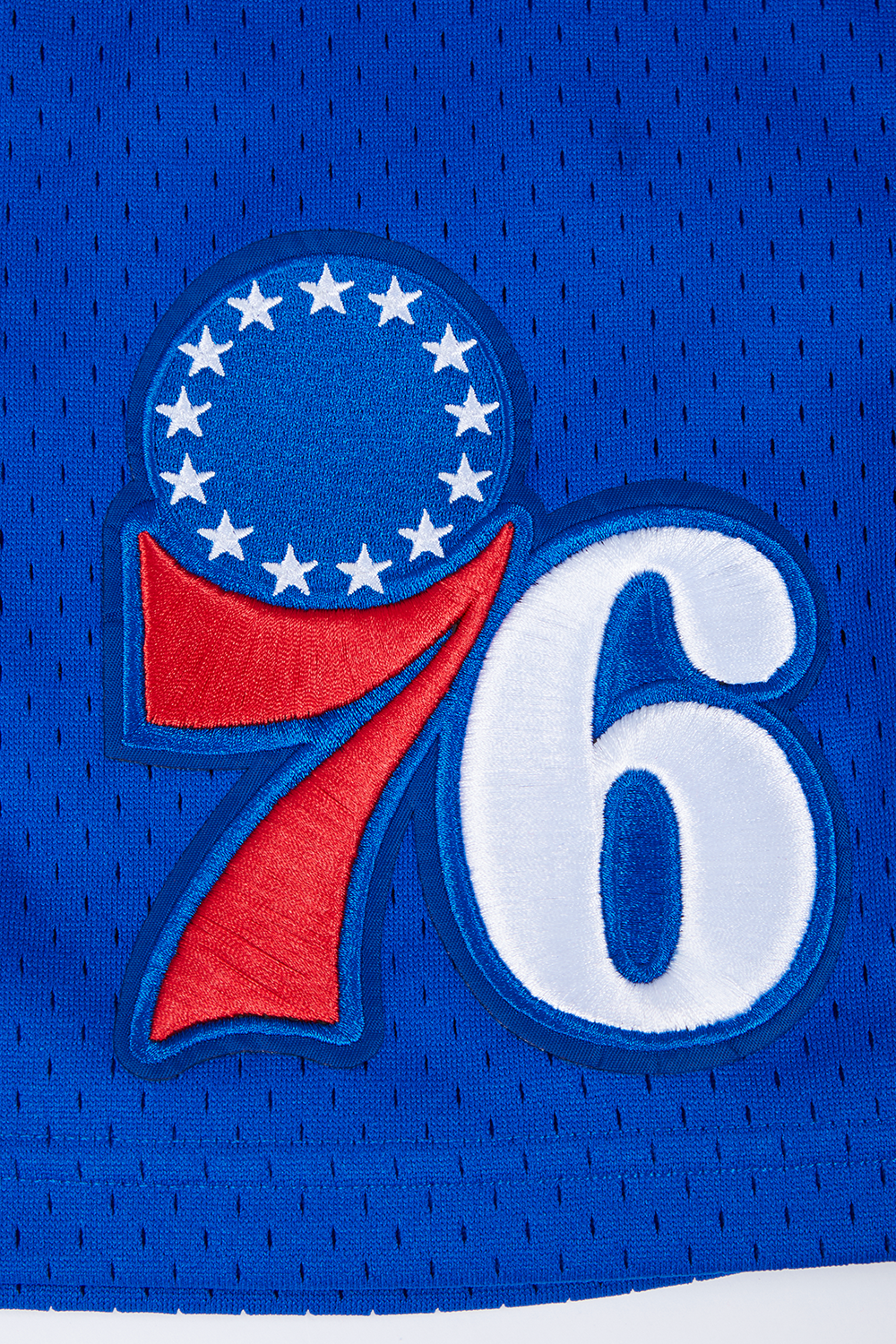 NBA PHILADELPHIA 76ERS CLASSIC MESH SHORT POUR HOMME (BLEU ROYAL)