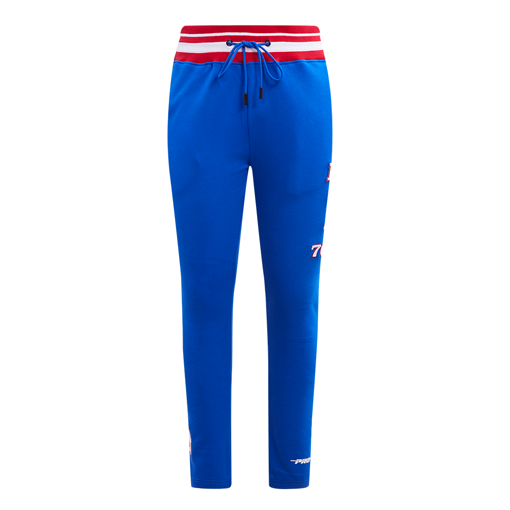NBA PHILADELPHIA 76ERS RETRO CLASSIC MEN'S SWEATPANT (ROYAL BLUE/RED)