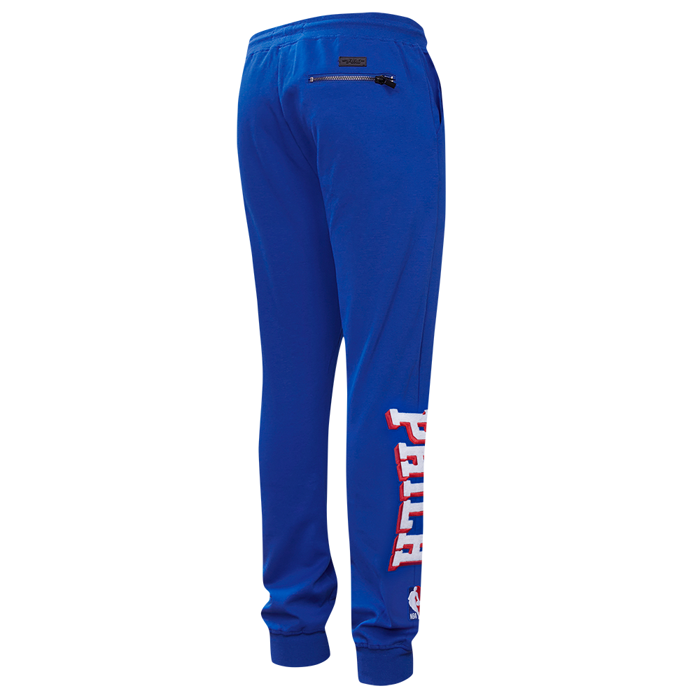 NBA PHILADELPHIA 76ERS CLASSIC MEN'S CHENILLE DK JOGGER (ROYAL BLUE)