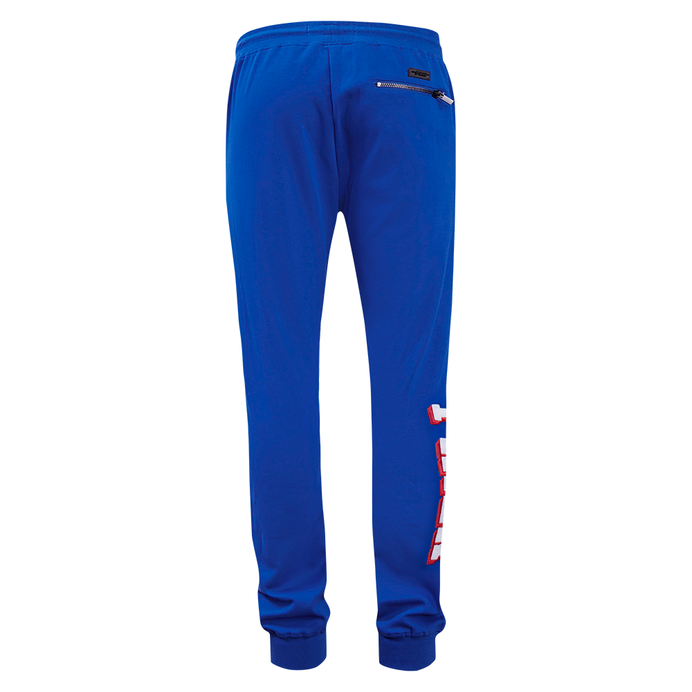NBA PHILADELPHIA 76ERS CLASSIC MEN'S CHENILLE DK JOGGER (ROYAL BLUE)