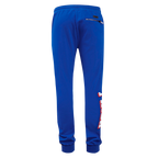 NBA PHILADELPHIA 76ERS CLASSIC MEN'S CHENILLE DK JOGGER (ROYAL BLUE)