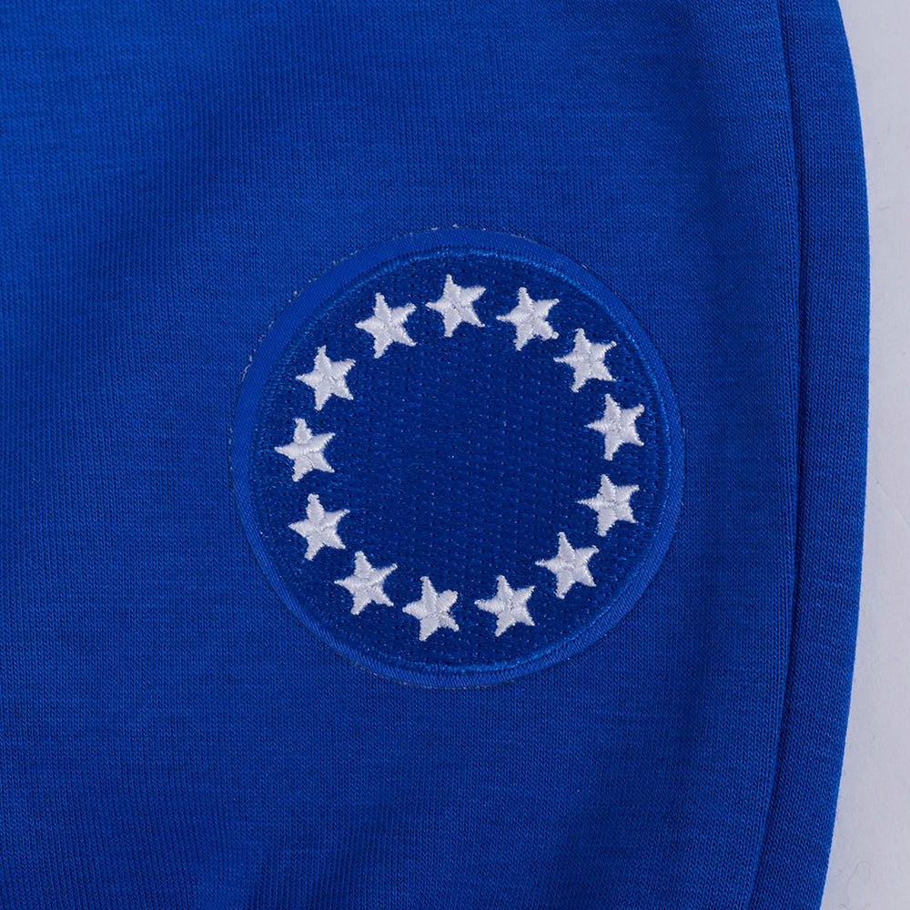 NBA PHILADELPHIA 76ERS CLASSIC MEN'S CHENILLE DK JOGGER (ROYAL BLUE)