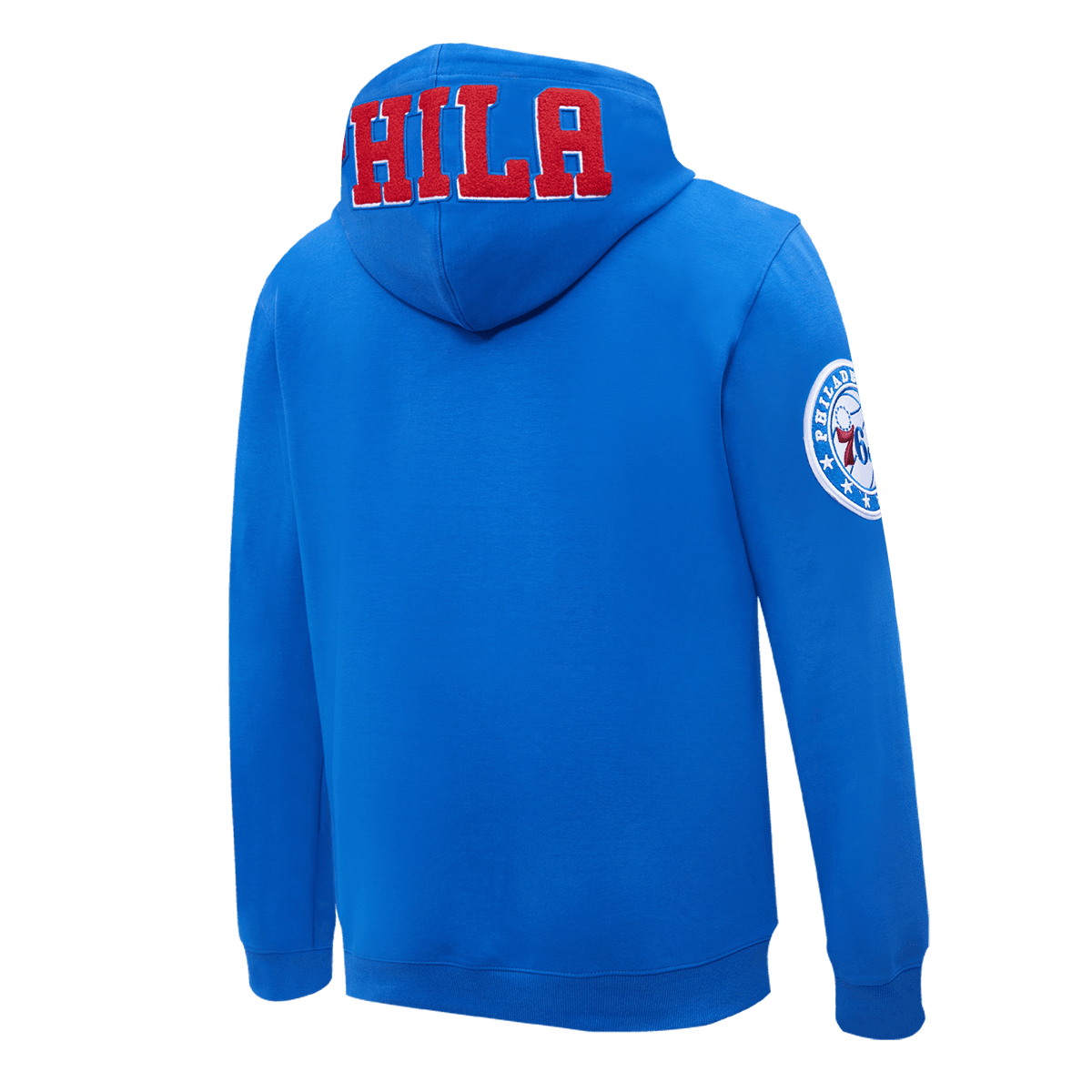 NBA PHILADELPHIA 76ERS LOGO MEN'S PO HOODIE (ROYAL BLUE)