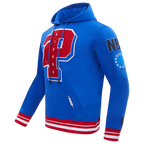 NBA PHILADELPHIA 76ERS MASHUP MEN'S RIB PULLOVER HOODIE (ROYAL BLUE/RED)