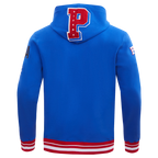 NBA PHILADELPHIA 76ERS MASHUP MEN'S RIB PULLOVER HOODIE (ROYAL BLUE/RED)