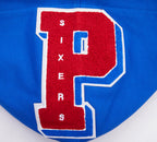 NBA PHILADELPHIA 76ERS MASHUP MEN'S RIB PULLOVER HOODIE (ROYAL BLUE/RED)