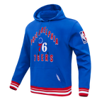 NBA PHILADELPHIA 76ERS ON TOP MEN'S SWEATSHIRT (ROYAL BLUE/RED)