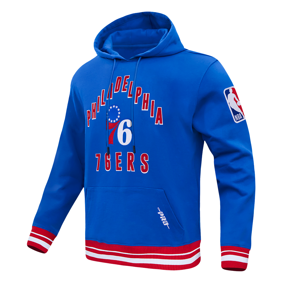 NBA PHILADELPHIA 76ERS ON TOP MEN'S SWEATSHIRT (ROYAL BLUE/RED)