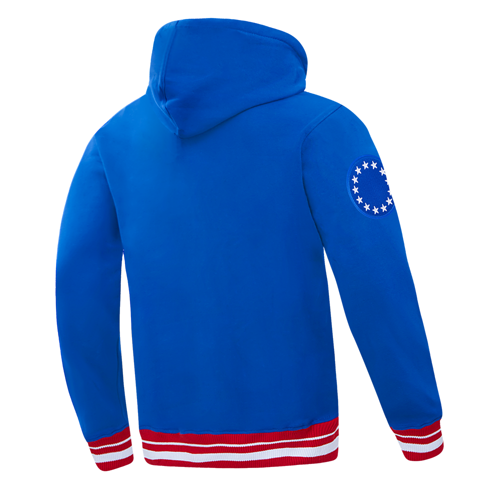NBA PHILADELPHIA 76ERS ON TOP MEN'S SWEATSHIRT (ROYAL BLUE/RED)