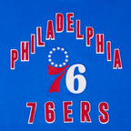 NBA PHILADELPHIA 76ERS ON TOP MEN'S SWEATSHIRT (ROYAL BLUE/RED)