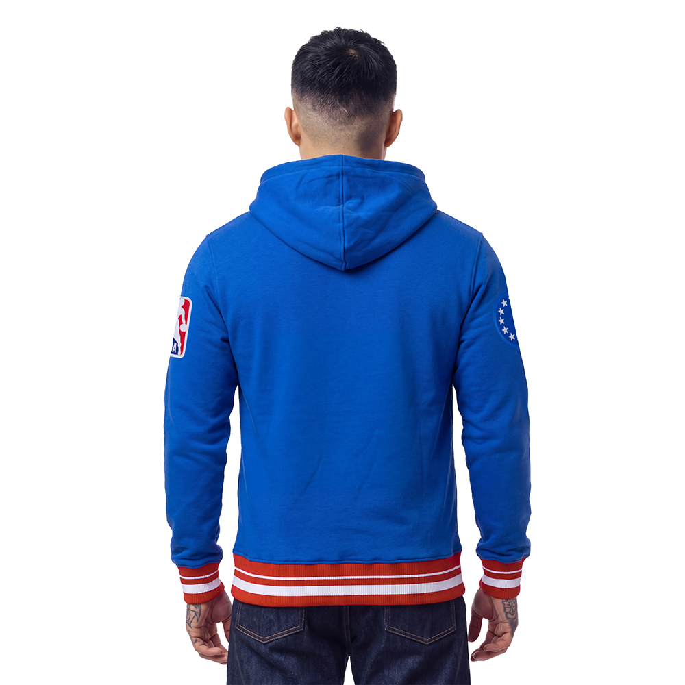 NBA PHILADELPHIA 76ERS ON TOP MEN'S SWEATSHIRT (ROYAL BLUE/RED)