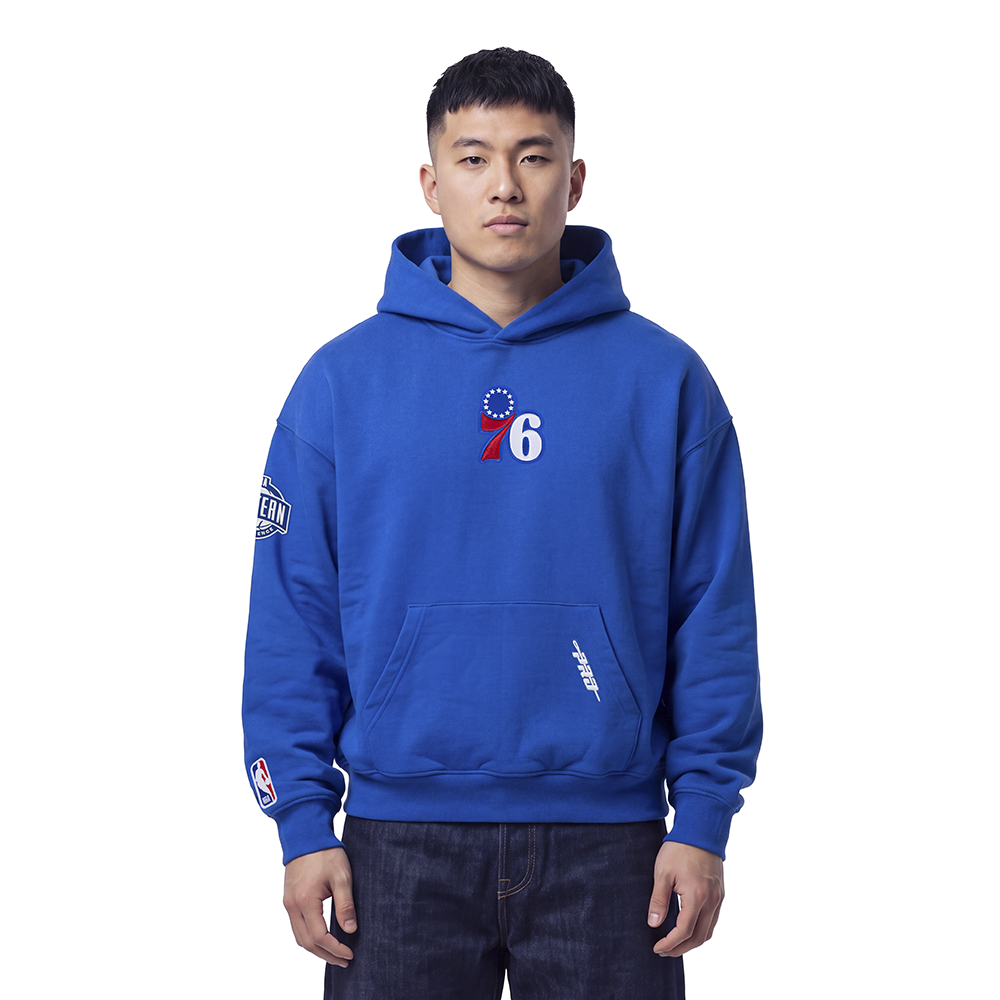 NBA PHILADELPHIA 76ERS PLAYBACK MEN'S SWEATSHIRT (ROYAL BLUE)