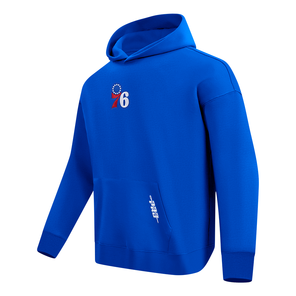 NBA PHILADELPHIA 76ERS PLAYBACK CHANDAIL À CAPUCHON POUR HOMME (BLEU ROYAL)