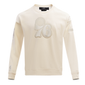 NBA PHILADELPHIA 76ERS NEUTRAL DROP SHOULDER MEN'S CREWNECK (EGGSHELL)