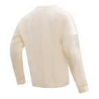 NBA PHILADELPHIA 76ERS NEUTRAL DROP SHOULDER MEN'S CREWNECK (EGGSHELL)