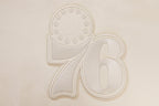 NBA PHILADELPHIA 76ERS NEUTRAL DROP SHOULDER MEN'S CREWNECK (EGGSHELL)