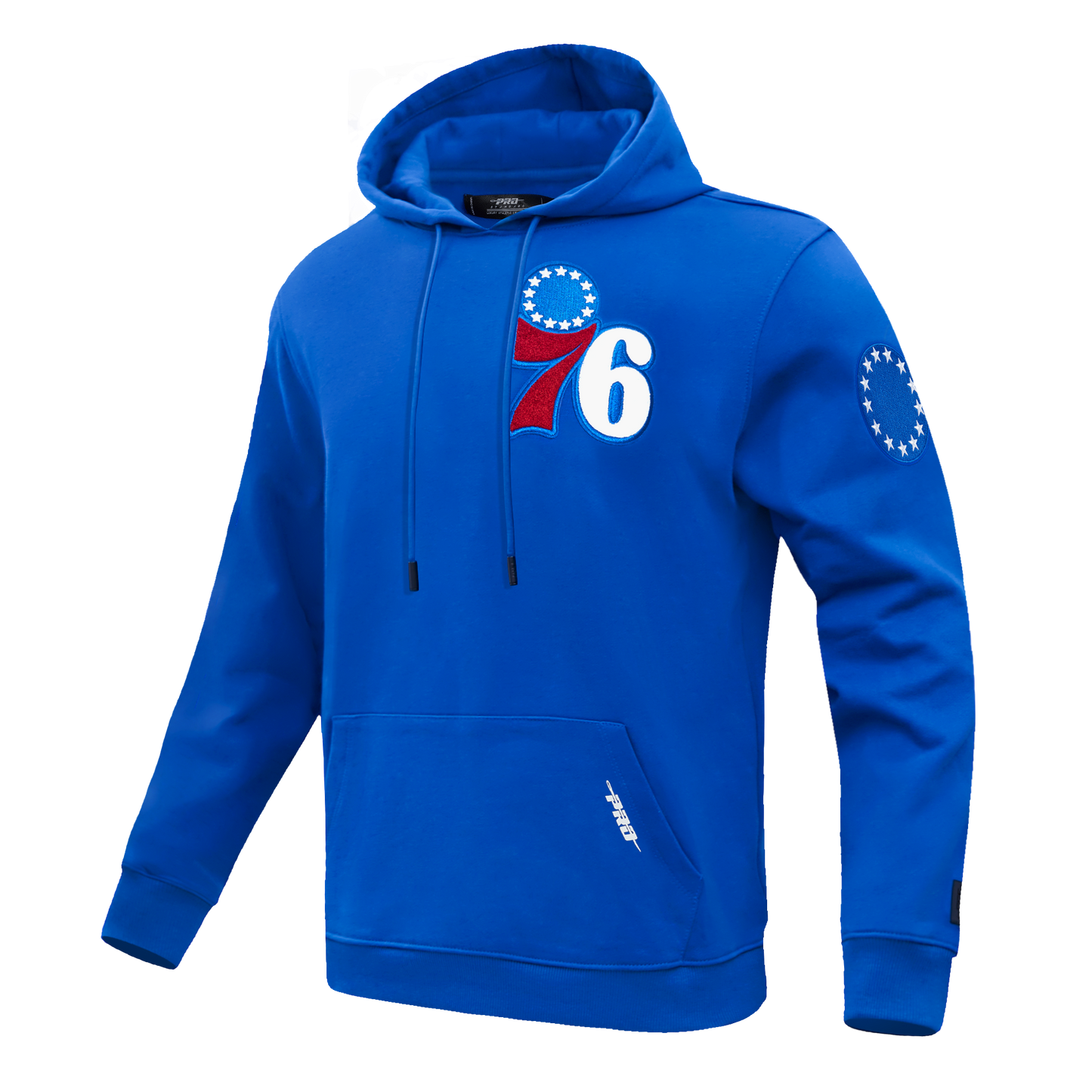 NBA PHILADELPHIA 76ERS CLASSIC CHENILLE MEN'S PULLOVER HOODIE (ROYAL BLUE)