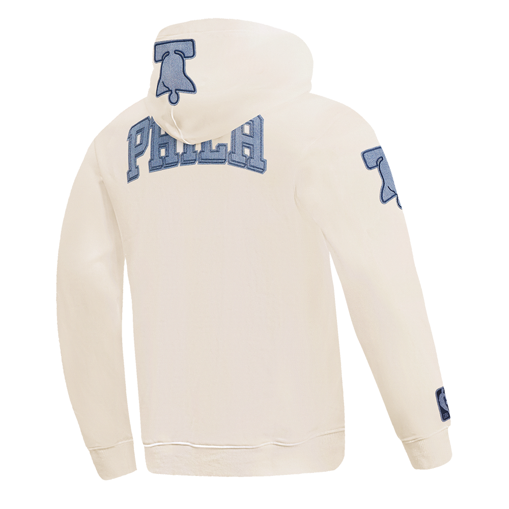 NBA PHILADELPHIA 76ERS VARSITY BLUES MEN'S PULLOVER HOODIE (LINEN)