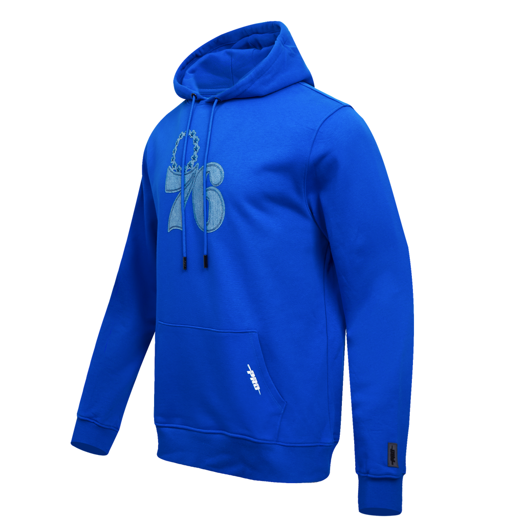 NBA PHILADELPHIA 76ERS VARSITY BLUES CHANDAIL À CAPUCHON POUR HOMME (BLEU ROYAL)