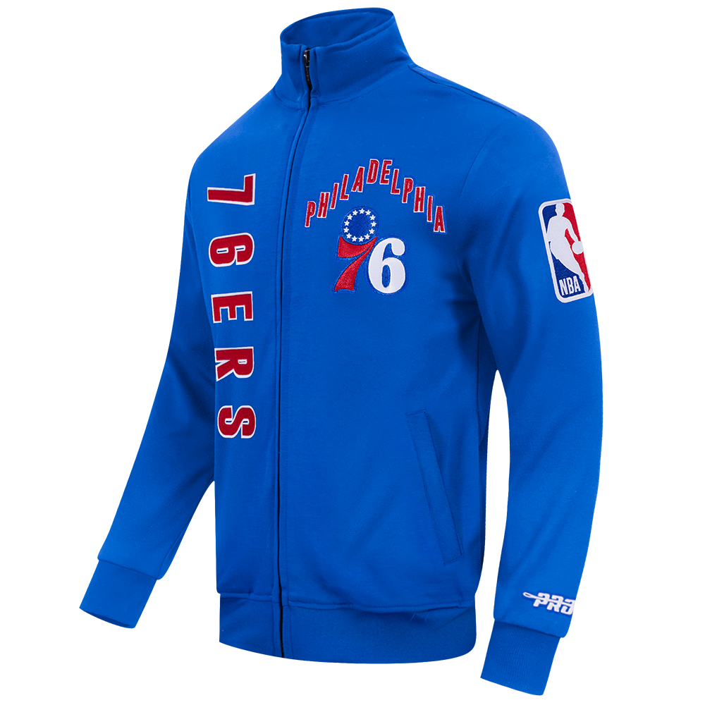 NBA PHILADELPHIA 76ERS ON TOP MEN'S COAT (ROYAL BLUE)
