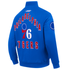 NBA PHILADELPHIA 76ERS ON TOP MEN'S COAT (ROYAL BLUE)