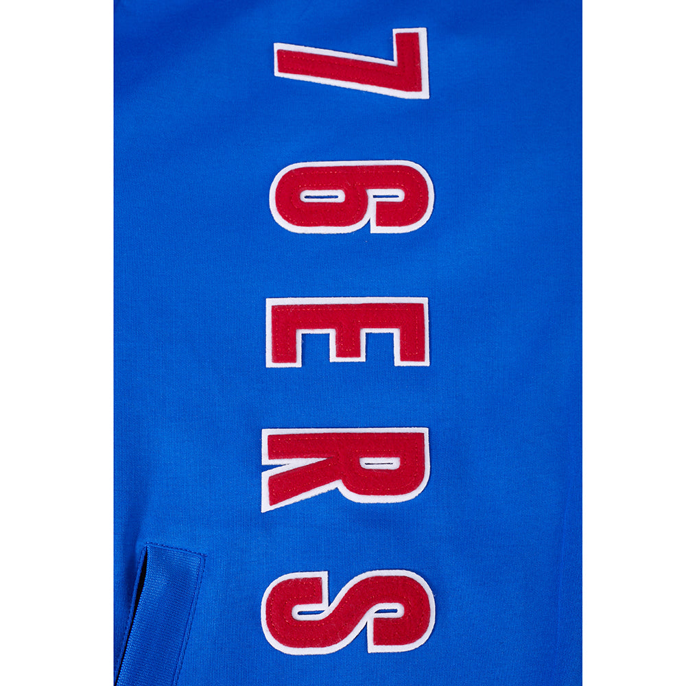 NBA PHILADELPHIA 76ERS ON TOP MEN'S COAT (ROYAL BLUE)