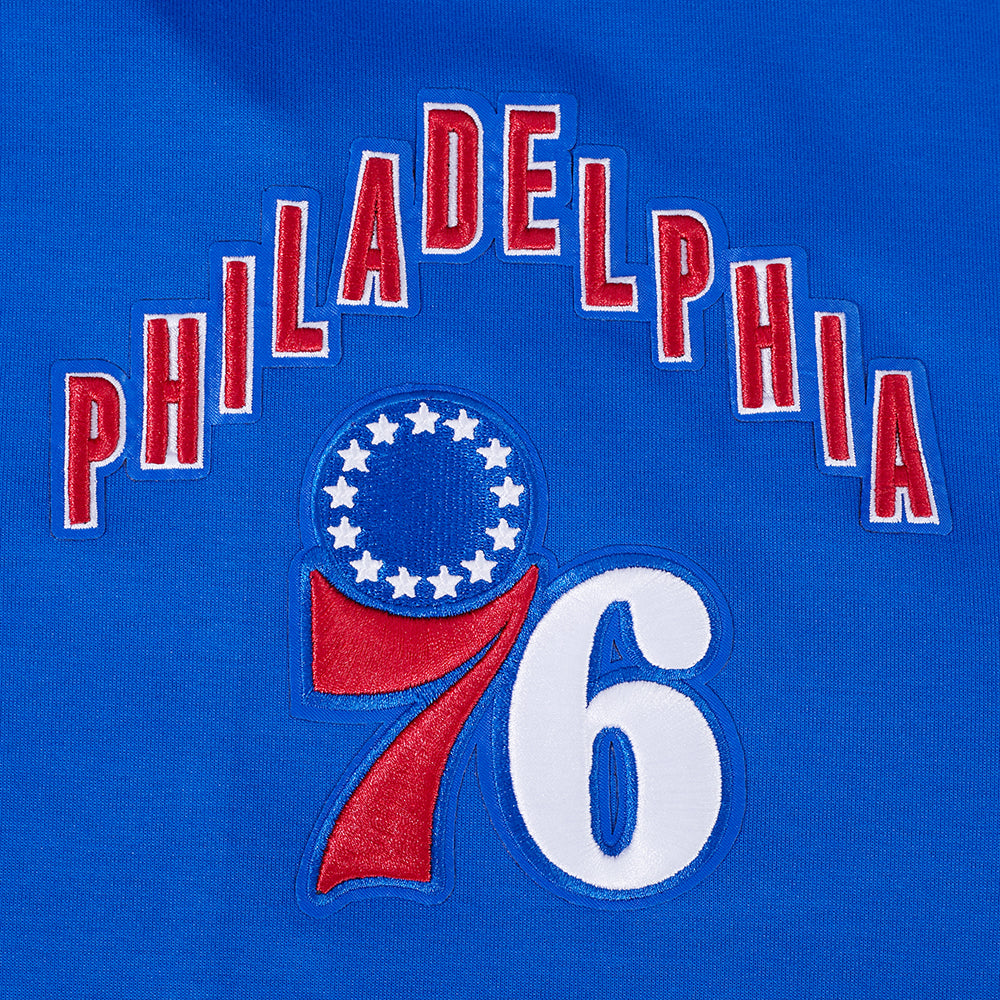 NBA PHILADELPHIA 76ERS ON TOP MEN'S COAT (ROYAL BLUE)