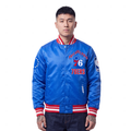 NBA PHILADELPHIA 76ERS ON TOP MEN'S COAT (ROYAL BLUE/RED)