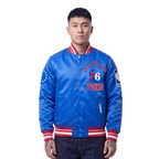 NBA PHILADELPHIA 76ERS ON TOP MEN'S COAT (ROYAL BLUE/RED)