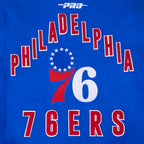 NBA PHILADELPHIA 76ERS ON TOP MEN'S COAT (ROYAL BLUE/RED)