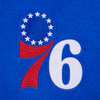 NBA PHILADELPHIA 76ERS ON TOP MEN'S COAT (ROYAL BLUE/RED)