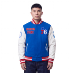 NBA PHILADELPHIA 76ERS ON TOP MEN'S COAT (ROYAL BLUE/RED)