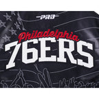 NBA PHILADELPHIA 76ERS PRO PREMIUM MEN'S COAT (BLACK)