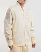 NBA PHILADELPHIA 76ERS NEUTRAL MEN'S TWILL JACKET (EGGSHELL)