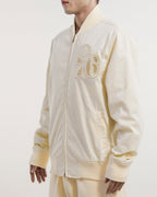 NBA PHILADELPHIA 76ERS NEUTRAL MEN'S TWILL JACKET (EGGSHELL)