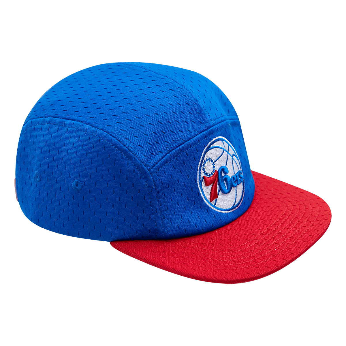 NBA PHILADELPHIA 76ERS LOGO MESH UNISEX 5 PANEL HAT (ROYAL BLUE)