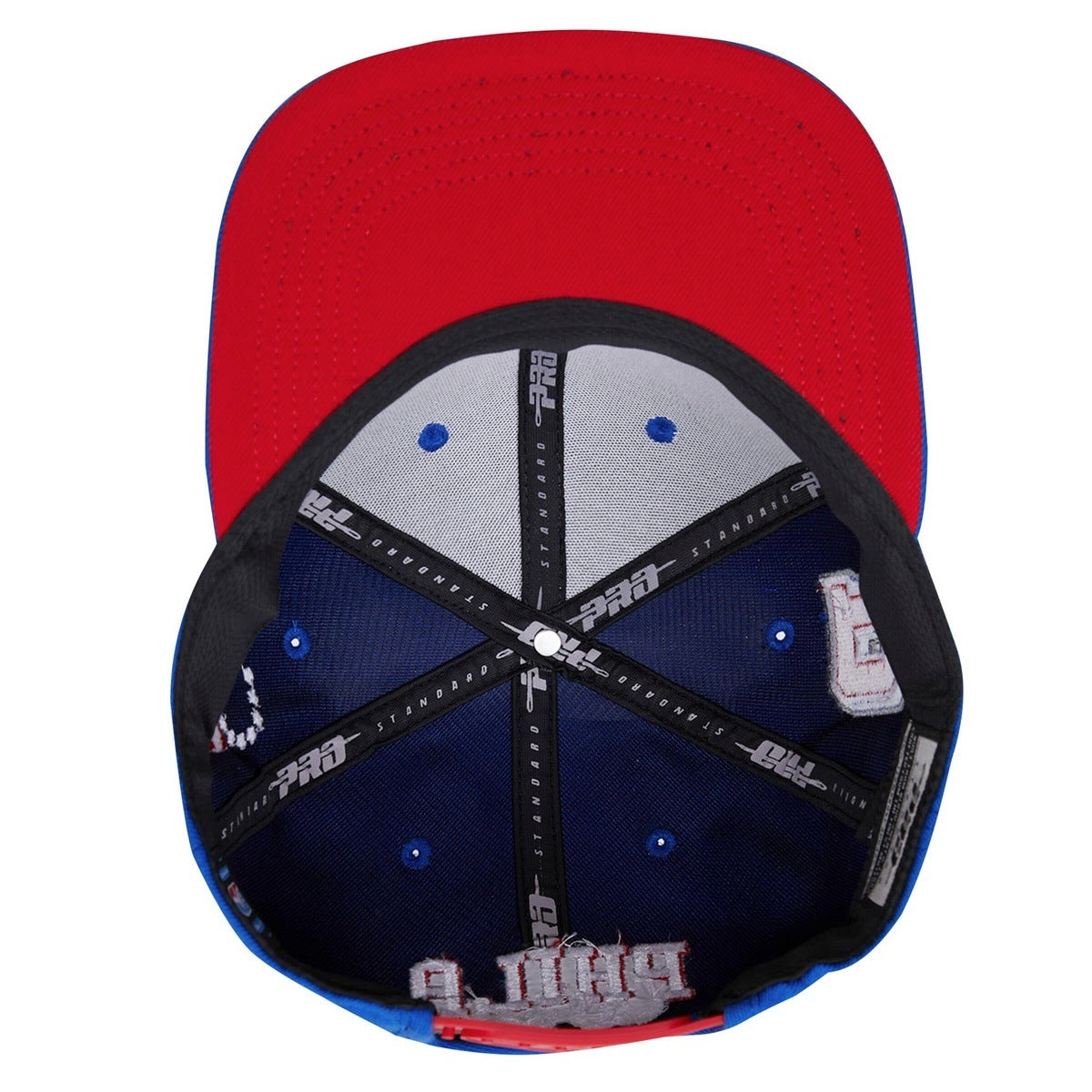 NBA PHILADELPHIA 76ERS OLD ENGLISH UNISEX SNAPBACK HAT (ROYAL BLUE)