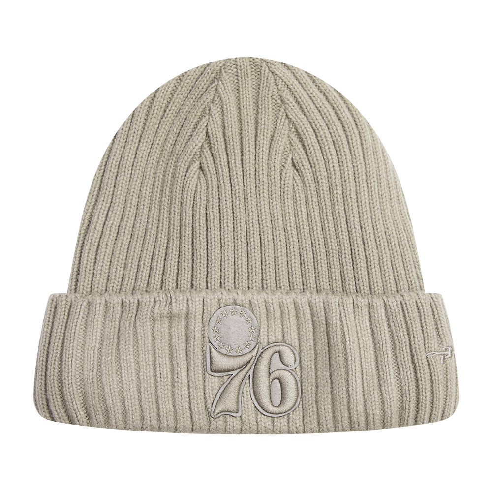 NBA PHILADELPHIA 76ERS NEUTRAL BEANIE (TAUPE)