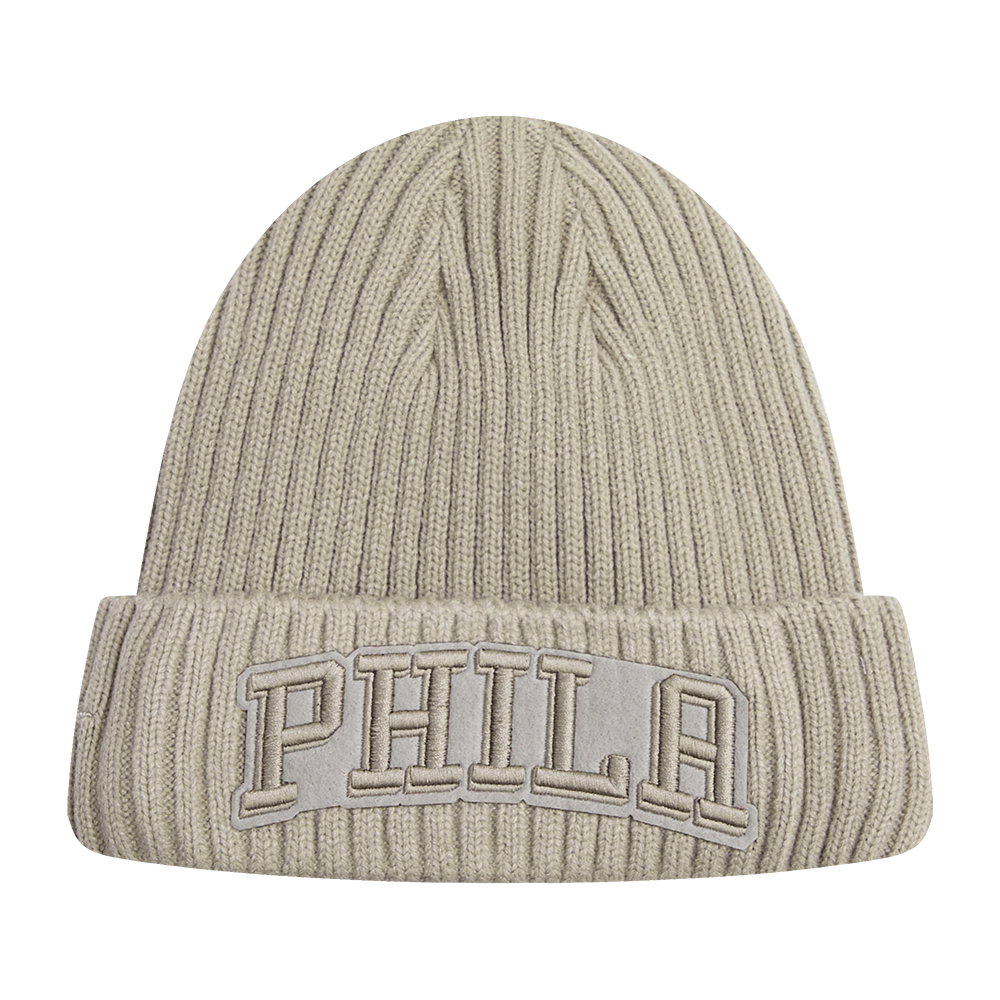 NBA PHILADELPHIA 76ERS NEUTRAL BEANIE (TAUPE)