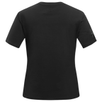 NBA PHILADELPHIA 76ERS TRIPLE BLACK T-SHIRT EN JERSEY SIMPLE À COUPE AJUSTÉE POUR FEMME (TRIPLE NOIR FEMME)