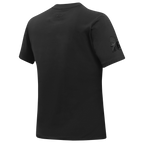 NBA PHILADELPHIA 76ERS TRIPLE BLACK T-SHIRT EN JERSEY SIMPLE À COUPE AJUSTÉE POUR FEMME (TRIPLE NOIR FEMME)