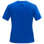 NBA PHILADELPHIA 76ERS CLASSIC T-SHIRT AJUSTÉ EN JERSEY SIMPLE À MANCHES COURTES POUR FEMME (BLEU ROYAL)